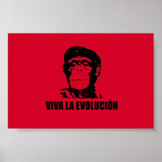 Póster Viva La Evolucion