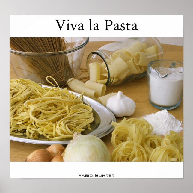 Poster Viva la Pasta (Frente)