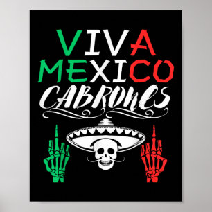 Poster Viva México Dia da Independência dos Cabrones Band
