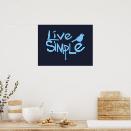 Poster Viva Simples