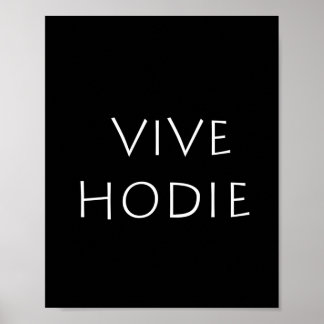 Poster Vive hodie