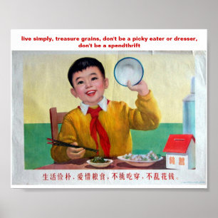 Poster Vivem simplesmente, as grões do tesouro,…