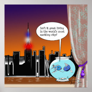 Póster Vivendo em Nova Iorque