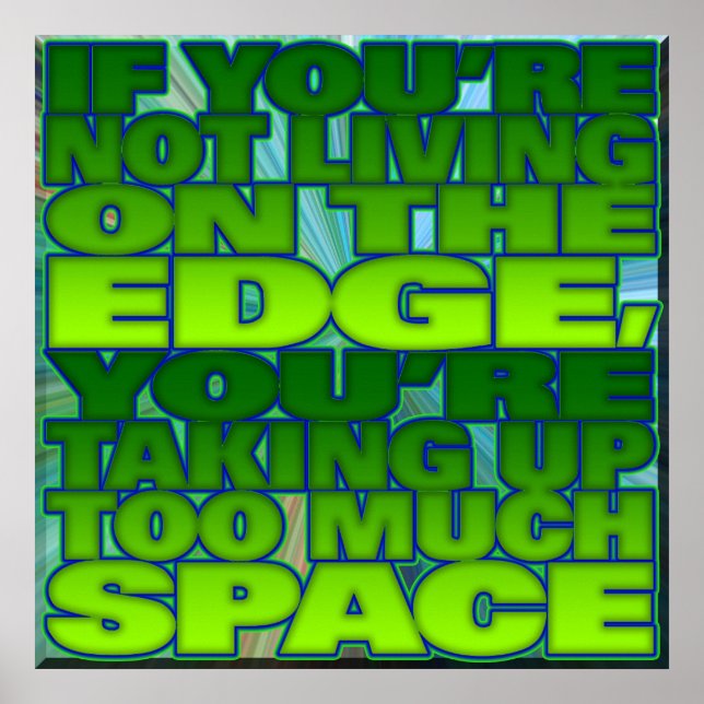 PÓSTER VIVENDO NA BORDA (Frente)