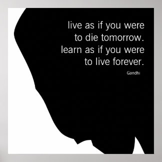 Poster Viver e aprender