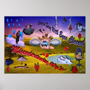 Poster Viver é fácil com os olhos fechados…