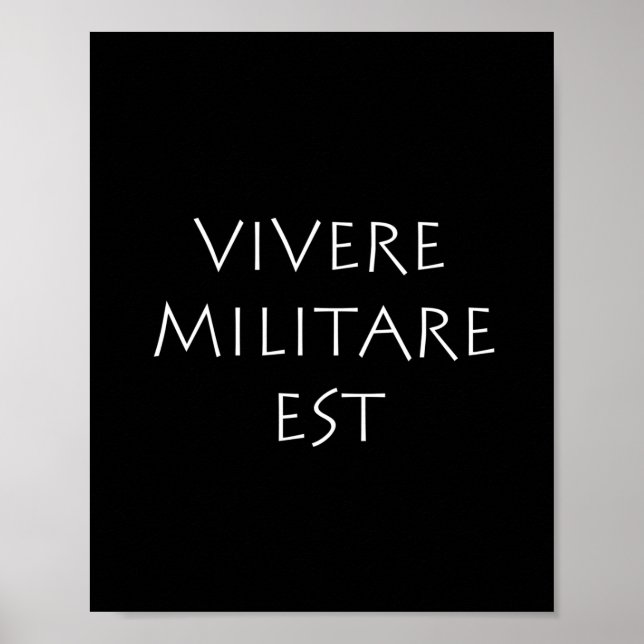 Poster Vivere militare est (Frente)