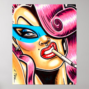 Poster Vixen mascarado