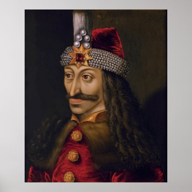 Poster Vlad Tepes Dracula Impaler Voivode da Wallachia (Frente)