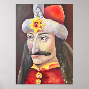 Poster Vlad Tepes Dracula Patrimônio Romeno