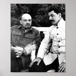 Poster Vladimir Lenin E Joseph Stalin