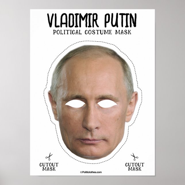Poster Vladimir Putin Costume Mask (Frente)
