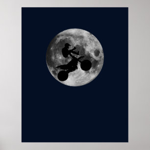 Poster Voando alto (motocross)