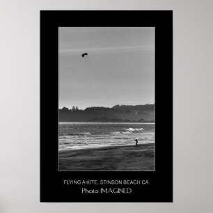 PÓSTER VOANDO UM PAPAGAIO, PRAIA CA DE STINSON, E.U.