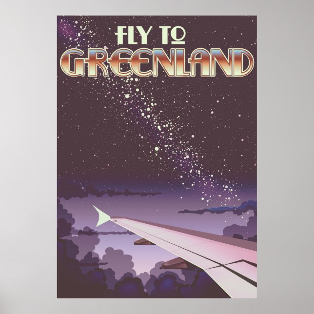 Poster Voar para a Gronelândia (Frente)