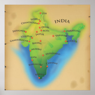 Poster Voar para a Índia