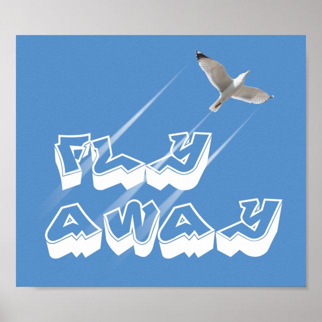 Poster Voar para fora (Frente)