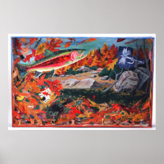 Poster "Voar Sonhos de Tyer", amarrar voado, pescar monta