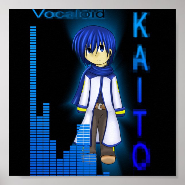 Póster Vocaloide KAITO (Frente)