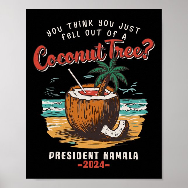 Poster Você Acha Que Acabou De Sair De Um Kama De Árvore  (Frente)