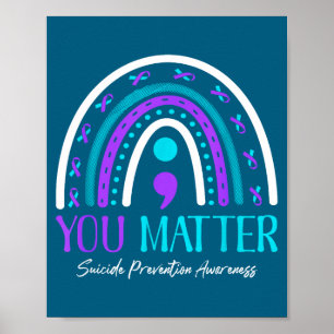 Poster Você Arco-íris Prevenção ao Suicídio Saúde Mental