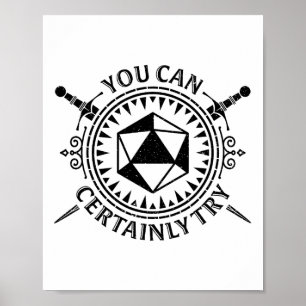 Poster Você certamente pode tentar o roleplay de fantasia