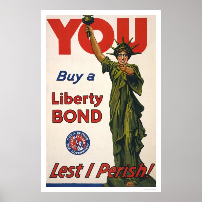Poster Você... Comprar Bond da Liberdade... para que eu n (Frente)