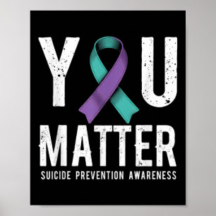 Poster Você Conscientização sobre Prevenção ao Suicídio