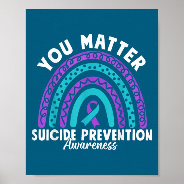 Poster Você Conscientização sobre Prevenção do Suicídio V (Frente)