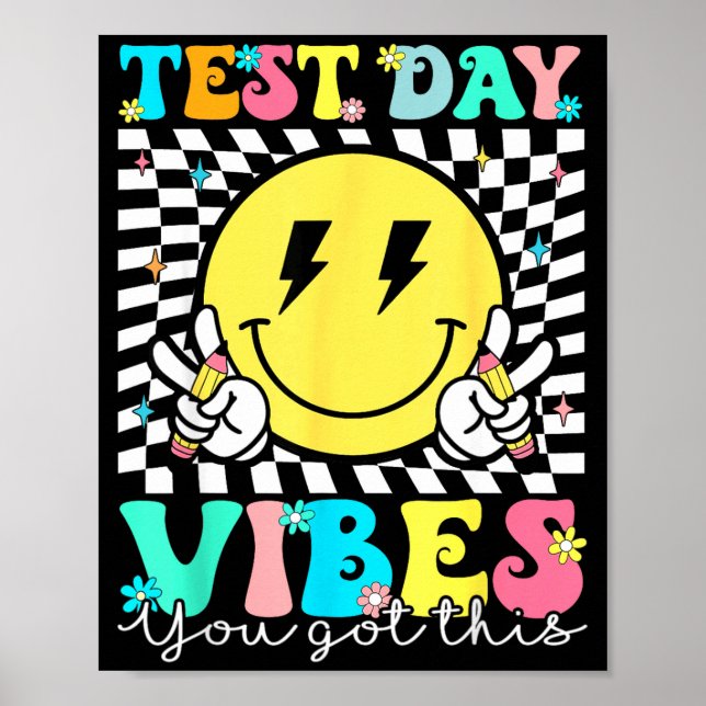 Poster Você Conseguiu Este Dia De Teste Testes Estaduais  (Frente)