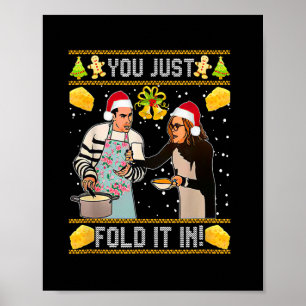 Poster você dobrou no Natal