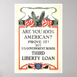 Poster Você é 100% americano? Terceiro empréstimo à liber