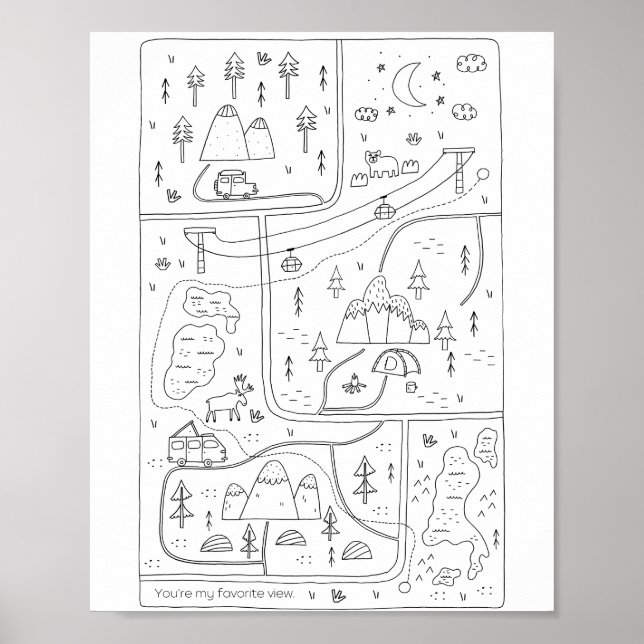 Poster Você é a minha inspiração de visualização favorita (Frente)