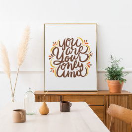 Poster Você É A Sua Única Mão Limitada Amarrada