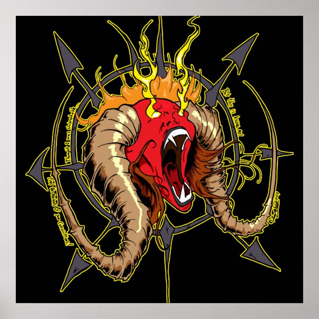 Póster Você é a vida em chamas (Frente)