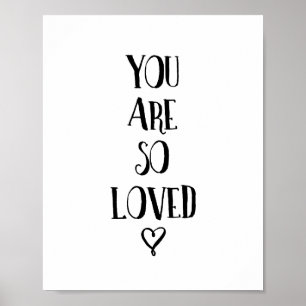 Poster Você é assim que citações amadas do amor da