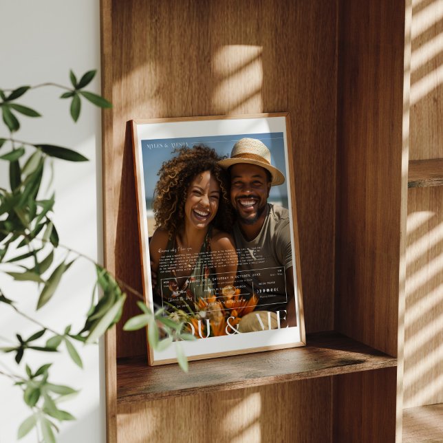 Poster Você e eu | Foto de Casais personalizados (Criador carregado)