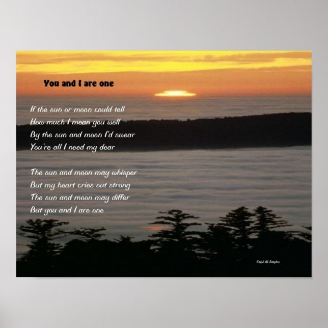 Poster Você e eu somos um (Frente)