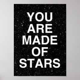 Poster Você É Feita De Estrelas