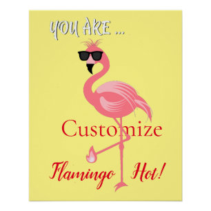Póster Você É Flamingo Hot Thunder_Cove