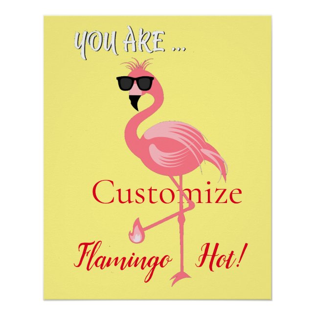 Póster Você É Flamingo Hot Thunder_Cove (Frente)