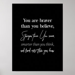Poster você é mais corajoso do que você acredita