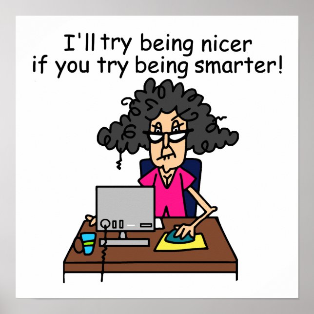 Póster Você é mais inteligente que eu serei mais gentil (Frente)