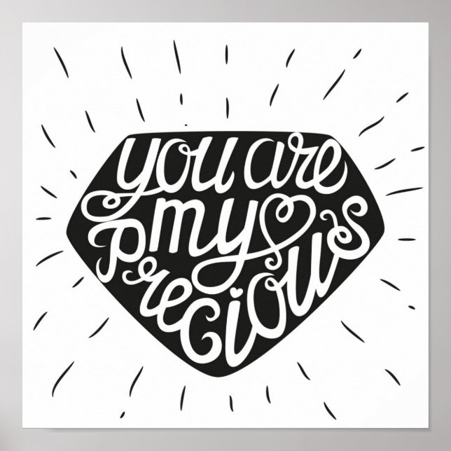 Póster Você É Meu Precioso (Frente)