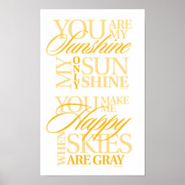 Póster Você É Meu Sol