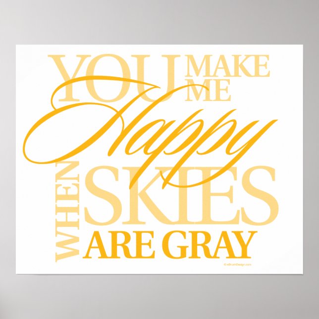 Póster Você É Meu Sol (Frente)