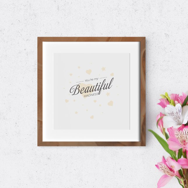 Póster Você é minha linda loucura. (Criador carregado)