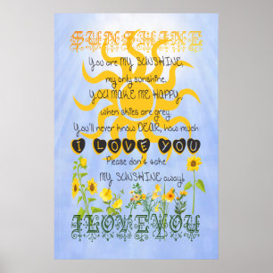 Poster Você é minha luz do sol