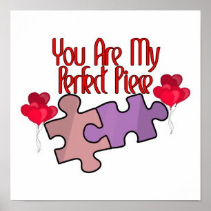 Poster Você É Minha Peça Perfeita