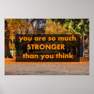 Poster Você é muito mais forte do que pensa